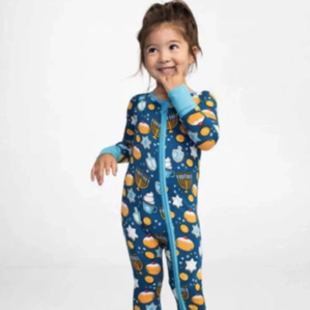 $20 ADD ON Little Sleepies bamboo sleeper 6-12M hanukkah Angel Dear Halo Kyte